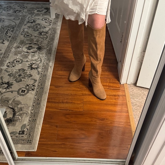 Sam Edelman Shoes - Sam Edelman Tan Over the Knee Boots